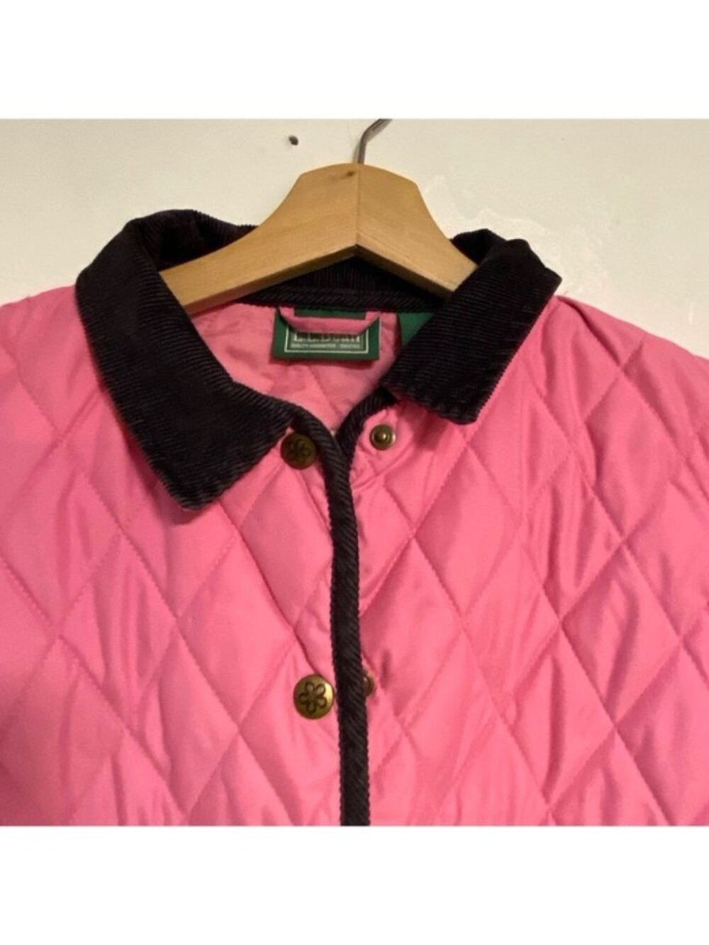 L.L.Bean Girls Quilted Jacket – Pink – Size M (5–6) - Picture 4 of 8